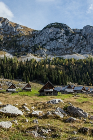 On the mountains